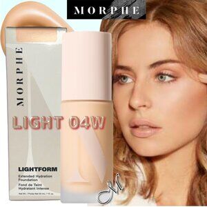 Morphe Lightform Extended Hydration Foundation ~ Light 04W (Golden) 30ml NIB